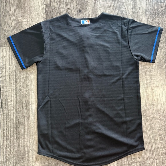 mets nike black jersey